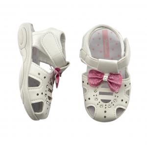 Baby's Toddler Sandals - Toe-Covered, Bowknot Princess Style, Squeaky Shoes