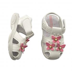 Summer Baby Sandals - Toe-Covered, Butterfly Princess Style, Squeaky Shoes